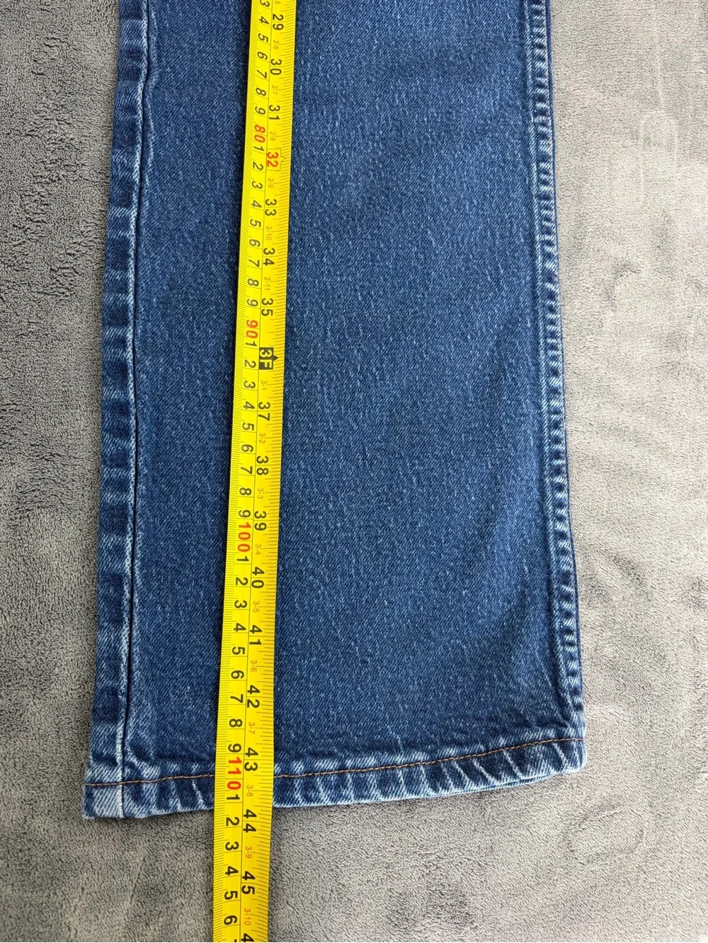 Wrangler Classic Men Straight Leg Blue Jeans 40x34